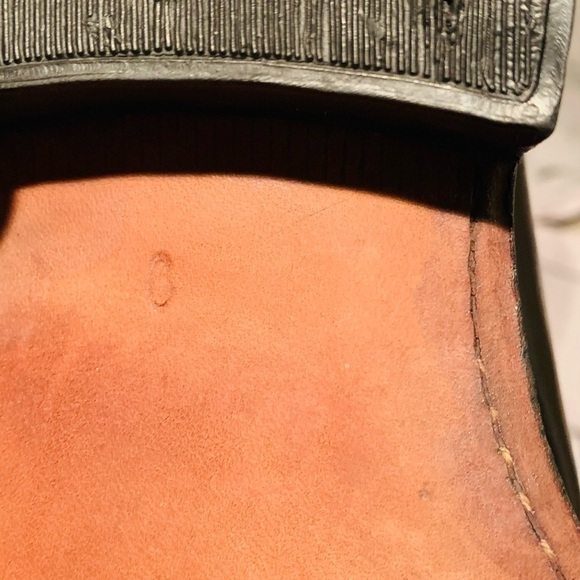 Diamanté Black Leather Derby Shoes. - Picture 9 of 15